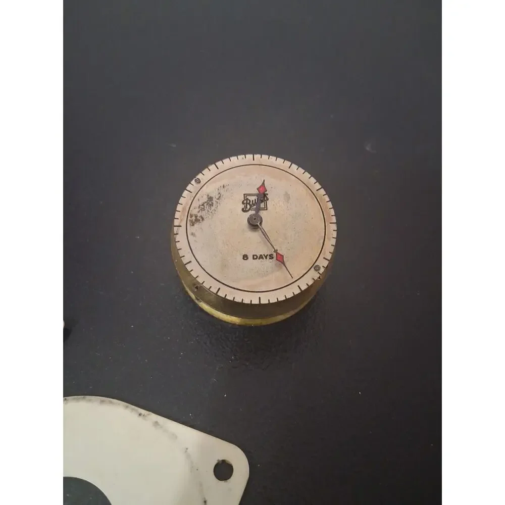 Rare Sandoz Vuille 8 Day Buick Automobile Clock Detroit Pat Pending Restoration